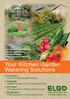Your Kitchen Garden Watering Solutions