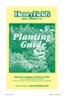 Planting Guide. Thanks for shopping with Henry Field s! Order Online at HenryFields.com. Seed & nursery Co. Since 1892