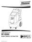 USER MANUAL R100H RUSH CARPET EXTRACTOR REVISION 04/27/16