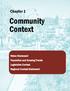Chapter 1. Community Context. Vision Statement Population and Housing Trends Legislative Context Regional Context Statement