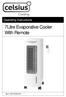 7Litre Evaporative Cooler With Remote