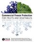 Commercial Freeze Protection FOR FRUITS AND VEGETABLES