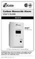 Carbon Monoxide Alarm User s Guide