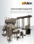 Steam Ancillary Equipment. Primary Steam System, Water Treatment and Auxiliary Steam System Equipment