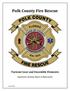 Polk County Fire Rescue Turnout Gear and Ensemble Elements