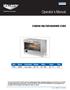 Operator s Manual CHEESE MELTER/WARMER OVEN ENGLISH