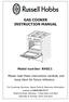 GAS COOKER INSTRUCTION MANUAL