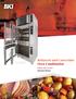 Shown with the optional VGH-8 ventless hood. Rotisserie and Convection Oven Combination. SERIES: VGG-8-COQ Operation Manual