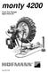 monty 4200 Truck Tire Changer Spare Parts list