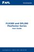 FLX380 and OFL280 FlexTester Series