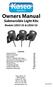 Owners Manual. Submersible Light Kits. Models LED3125 & LED6125