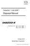 Disposal Manual. m{zd{ 6. Capacitor( -ELOOP ) October 2012 Mazda Motor Corporation