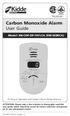 Carbon Monoxide Alarm User Guide