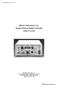 Warner Instruments, Inc Dixwell Avenue, Hamden, CT (800) / (203) (203) fax