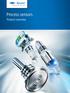 Process sensors. Product overview