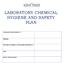 LABORATORY CHEMICAL HYGIENE AND SAFETY PLAN