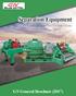 Separation Equipment. Centrifuge / Solids Control / Shaker Screen. GN General Brochure (2017)