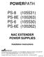 POWERPATH PS-8 (105531) PS-8E (100263) PS-6 (105530) PS-6E (100262)
