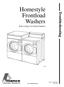 Homestyle Frontload Washers