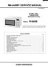 SERVICE MANUAL R-880B SHARP CORPORATION DOUBLE GRILL CONVECTION MICROWAVE OVEN MODEL