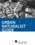 Urban naturalist GUide