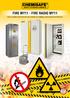 FIRE MY11 - FIRE RADIO MY11 SAFETY CABINETS CERTIFIED FOR THE STORAGE OF FLAMMABLE AND RADIOACTIVE PRODUCTS