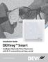 Installation Guide. DEVIreg Smart. Intelligent Electronic Timer Thermostat with Wi-Fi connectivity and App control.