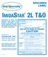 IMIDASTAR 2L T&O SPECIMEN LABEL. Star Specialty CAUTION