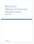 WS-2812U Wireless Professional Weather Center
