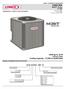 MERIT Series R-410A. SEER up to to 5 Tons Cooling Capacity - 17,500 to 59,000 Btuh AIR CONDITIONERS 13ACXN PRODUCT SPECIFICATIONS
