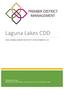 Laguna Lakes CDD FIELD MANAGEMENT REPORT FOR NOVEMBER 2017