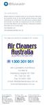 For sales and service in Australia & NZ, contact: