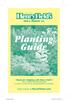 Since 1892 SEED & NURSERY CO. Planting Guide. Thanks for shopping with Henry Field s!