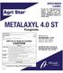 METALAXYL 4.0 ST. Fungicide