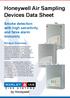 Honeywell Air Sampling Devices Data Sheet