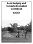 Land Judging and Homesite Evaluation Guidebook