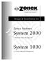 Design & Installation for. Zonex Systems. System Zone Auto Changeover. System Zone Manual Changeover