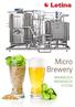 Micro Brewery MONOBLOCK BREWHOUSE SYSTEM