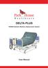 Delta Plus. PA8900 Bariatric Mattress Replacement System. User Manual