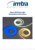 Neon LED Rope Light Installation Instructions