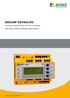 ISOSCAN EDS460-DG. Insulation fault locator for DC IT systems with high system leakage capacitances