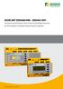 ISOSCAN EDS460/490 EDS461/491. Insulation fault locators with control and display function for EDS systems (insulation fault location systems)