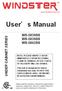 User s Manual WS-5830SS WS-5836SS WS-5842SS