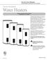 Water Heaters. Use & Care Manual. Electric Residential. With Installation Instructions for the Installer