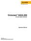 Victoreen 942A-200. Operators Manual. Universal Digital Ratemeter