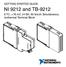 GETTING STARTED GUIDE. NI 9212 and TB TC, ±78 mv, 24 Bit, 95 S/s/ch Simultaneous, Isothermal Terminal Block