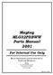 Maytag MLG32PDBWW Parts Manual 2001