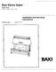 Baxi Ebony Super Gas Fire Comp N o Issue 4 10/99