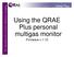 Using the QRAE Plus personal multigas monitor
