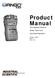 Product Manual. The Essential Guide for Safety Teams and Instrument Operators